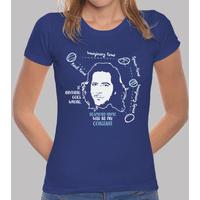 girl t-shirt desmond hume (dark background)