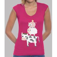 girl t-shirt manga short farm