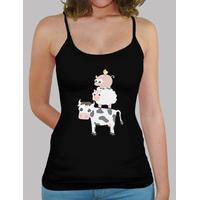 girl t shirt straps farm