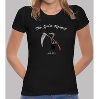 girl t-shirt the grim reaper