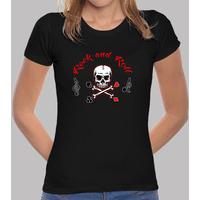 girl t shirt rock and roll music