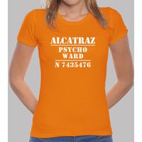 girl t-shirt alcatraz psycho ward white