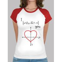 girl t-shirt - mathematical love