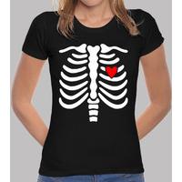 girl t-shirt skeleton