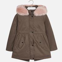 Girl parka with faux fur on hood Mayoral