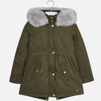 Girl parka with faux fur on hood Mayoral
