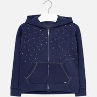 Girl hoodie with rivets Mayoral