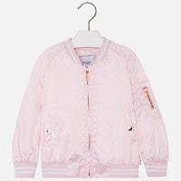 Girl bomber style jacket with zipper Mayoral