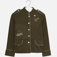 Girl military style fleece jacket Mayoral