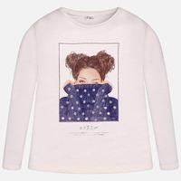 Girl long sleeve t-shirt with sequins Mayoral