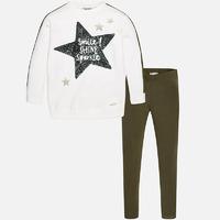 girl leggings and t shirt with rivets set mayoral