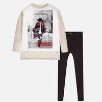 Girl long sleeve t-shirt and leggings set Mayoral