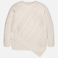 Girl knit jumper with asymmetric hem Mayoral