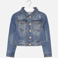 Girl denim jacket with rivets Mayoral