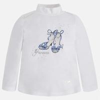 Girl sweatshirt with mock turtleneck Mayoral