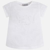 Girl short sleeve t-shirt YES! print Mayoral