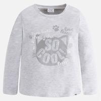 Girl long sleeve t-shirt with applique Mayoral