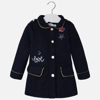 Girl fleece jacket with applique Mayoral