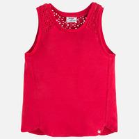 Girl tank top with embroidery Mayoral