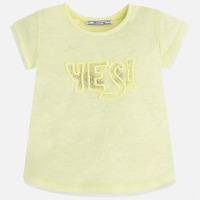 Girl short sleeve t-shirt YES! print Mayoral