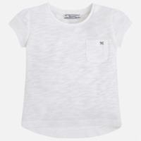 girl short sleeve t shirt with chest pocket mayoral