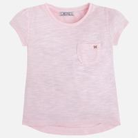 girl short sleeve t shirt with chest pocket mayoral