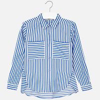 girl long sleeve striped blouse mayoral