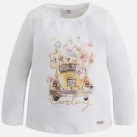 girl printed long sleeve t shirt mayoral