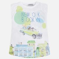 Girl short sleeve city print t-shirt Mayoral