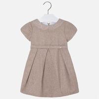 Girl short sleeve dress with strass on neckline Mayoral