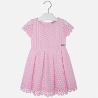 Girl guipure dress with zipper Mayoral