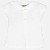 Girl short sleeve polo with frill Mayoral