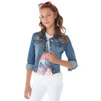 Girl denim jacket with pockets Mayoral