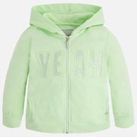 Girl hoodie with zipper Mayoral