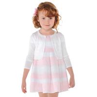 Girl short sleeve dress with stripes Mayoral
