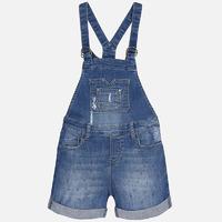 girl denim overall with rivets mayoral