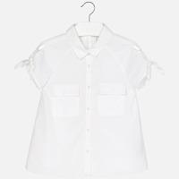 girl short sleeve blouse with knots mayoral