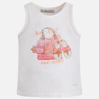 Girl tank top with frilled detail Mayoral