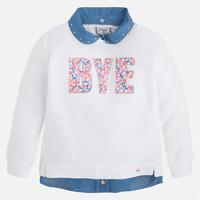 Girl sweater with removable collar Mayoral