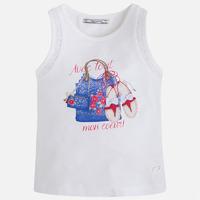 Girl tank top with frilled detail Mayoral