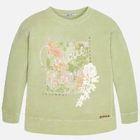 Girl sweater with applique Mayoral