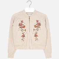 Girl sweater with embroidered flowers Mayoral