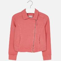 Girl fleece jacket with zipper Mayoral