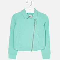 girl fleece jacket with zipper mayoral