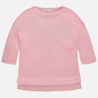 Girl glitter rib knit hem and cuffs jumper Mayoral