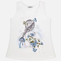 Girl tank top with back opening Mayoral