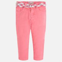 Girl cropped trousers with belt Mayoral