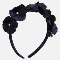 girl headband with floral applique mayoral