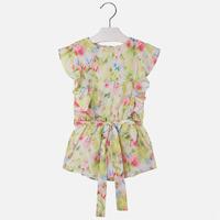 Girl playsuit with ruffles and bow Mayoral