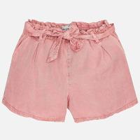 Girl shorts with sash and washed effect Mayoral